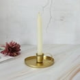 thumbnail image 3 of UPKOCH Retro Candlestick Iron Tealight Holder Golden 2Pcs, 3 of 6