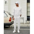 thumbnail image 3 of COOFANDY Men's Tracksuit 2 Piece Sweatsuit Set Long Sleeve Pullover Athletic Suit For Sports Casual Fitness Jogging, 3 of 11