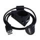 thumbnail image 2 of Cable USB para tablero, cable de extensión USB 2.0 a toma de instalación del vehículo, 1m, 2 of 9