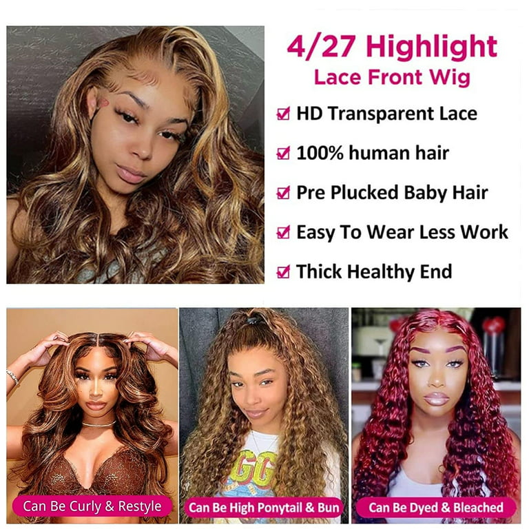 360 Full Lace Frontal Wig Human Hair Pre Plucked 30 36 Inch