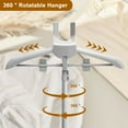 thumbnail image 3 of Steamer Clothes Rack With Ironing Glove Floor Standing Garment Steamer Stand Foldable Garment Steamer Rack Lightweight Adjustable Height Steamer Stand Rack for Steaming Clothes, 3 of 9