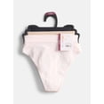 thumbnail image 3 of Joyspun Women's Seamless Thong Panties, 3-Pack, Sizes XS-XXXL, 3 of 3
