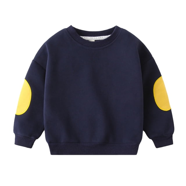 YTDSCS Chandail en Molleton à Col Rond pour Garçons 2-8T, Pull Décontracté pour Enfants, Printemps Automne, Coton, pour Tout-Petits