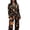d-645Black356, variant on MEZZALL Women Halloween Autumn Button Front Long Sleeve Lapel Top With Chest Pocket Elastic Waist Full Length Pants Pajama Set Casual Home Wear Pajamas Breathable 2 Piece Pjs