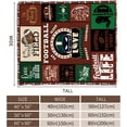 thumbnail image 3 of Yibo Baseball Gifts Blanket Flannel Soft and Comfortable Anti-static Bed Sofa Blanket, 3 of 7