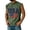Army Green, variant on Men's Casual Printed Tank Top USA Flag Sleeveless Vest Patriotic Independence Day Top,Army Green,L