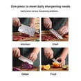 thumbnail image 6 of SXCRFKXH Double Sided Sharpening Stone with Non-Slip Base | Green Whetstone for Kitchen Knives | 14.8X4.3X3cm Professional Knife Sharpener tool, 6 of 6