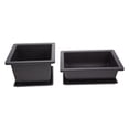 thumbnail image 6 of WHAMVOX 2 Sets Nursery Pots Plastic Flower Pot Multipurpose Planting Pots 23X17CM Black, 6 of 7