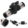 thumbnail image 2 of Greensen Knob Valve Switch Connector,Pneumatic Valve Connector Manual Control Knob Switch Air Line Quick Connect Fittings 3/8in,3/8in Pneumatic Connector, 2 of 8