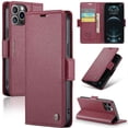 thumbnail image 1 of Funda tipo cartera iPhone 12 Pro Max con cierre magnético, RFID, tarjetero, soporte, carga inalámbrica, 1 of 5
