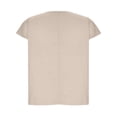 thumbnail image 3 of Women's Summer Cotton Linen Tops Round Neck Solid Color Blouse Casual Loose Short Sleeve T-shirt, 3 of 4