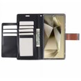thumbnail image 2 of TopSave Goospery RICH MAX(5) Card Slot w/Magnetic Clip Leather Folio Wallet Flip For Samsung Galaxy S24 Ultra 6.8", Brown, 2 of 3