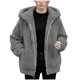 thumbnail image 5 of TaTaai Plush Lined Hooded Coat for Women， Winter Warm Fleece Jacket with Long Sleeves， Cozy Loose Fit Outerwear for Holiday Season Gift, 5 of 9