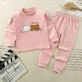 thumbnail image 4 of Children Underwear Set Boys Cotton Pajamas Girls Baby Autumn Clothes Long Sleepwear Cotton Kids Home Clothes Children's Clothing, 4 of 6