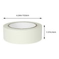 thumbnail image 2 of White Masking Tape for Painting, Projects, Crafts, Precise Paint Application, 50 Meter Roll, Multi-Purpose Adhesive Tape, 2 of 8