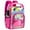 Hot Pink, variant on Clear Backpack for School Backpack Heavy Duty PVC Transparent Bookbag Stadium Approved See Through Backpack 17'' Black