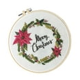 thumbnail image 2 of maskred Christmas Embroidery Stitch Starter Kit DIY Handmade Xmas Pattern Cloth Embroidery Hoop Beginner Embroidery Round Cross Stitch S338 1Set, 2 of 6