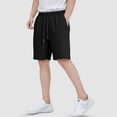 thumbnail image 2 of kamemir Gym Shorts Men Men's Casual Shorts Lightweight Golf Shorts for Men Stretch with Pockets Quick Dry Breathable Work Shorts Black,S, 2 of 4