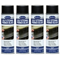 Eastwood Self Etching Black Primer Stainless Steel Aluminum Chrome Aerosol 16 oz 4 Pack