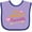 Lavender and Purple, variant on Inktastic I'm Daddy's Favorite with Arrow and Hearts in Pink Boys or Girls Baby Bib