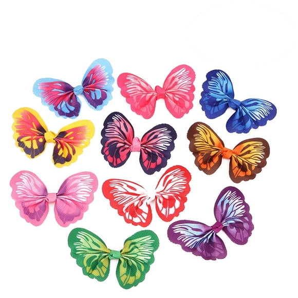 24PCS Puppy Hair Bows Pinzas para el cabello de gato Topknot para perros Pequeños Bowknot Accesorios para aseo de mascotas - Imagen. 1