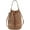 A-light Brown, variant on Women Straw Drawstring Bucket Purse Small Tote Shoulder Handbag Hollow Out Cross-body Bag for Summer,Beach