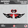 thumbnail image 4 of Kalair GFX Graphics Kit for GASGAS EC125, EC200, EC250, EC300, and EC450 (2010-2011) Inferno Series, 4 of 5