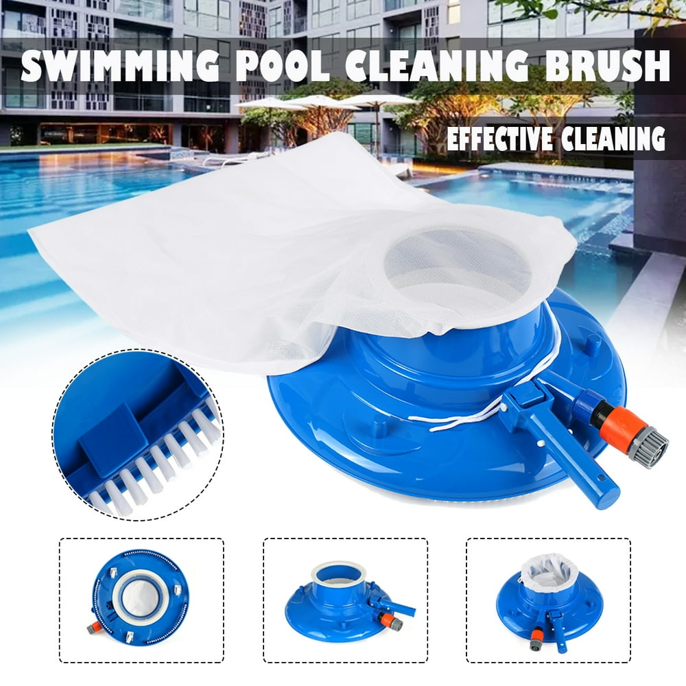 Heavy Duty Pool Spa Leaf Eater/gulper Vacuum Cleaner with Brush, Bag, Wheels, Suitable for any