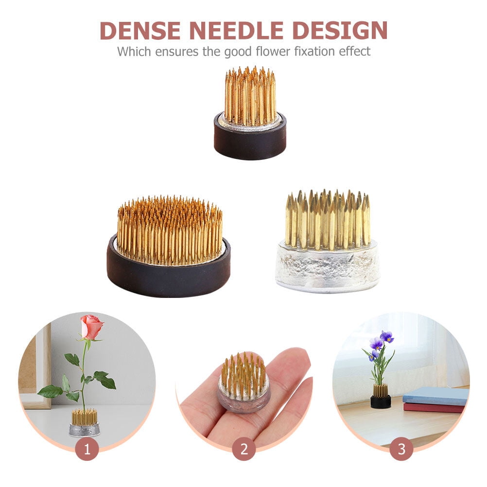 EXHUMKY Floral Arrangement Flower Holder Base Set, 9 Pieces Assorted Colors, Dense and Easy to Use Floral Design Tools