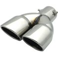 thumbnail image 1 of HAHDAXIA Universal Stainless Steel Dual Rear Noise Canceller Car Exhaust Pipe Muffler Tail Pipe Double Outlet Tailpipe, 1 of 7