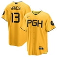 thumbnail image 1 of Maillot Réplique Joueur Ke'Bryan Hayes Or Pittsburgh Pirates City Connect, 1 of 3