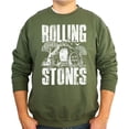 thumbnail image 5 of Funny He Is Risen Easter Unisex Sweatshirt - Christian Empty Tomb Graphic Crewneck Army Green Sweatshirt Adult Large, 5 of 7