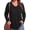 Black, variant on Long Sleeve Shirts for Women Plus Size Lace Tunic Tops Casual V Neck Pullover Fall Lightweight Sweaters for Women