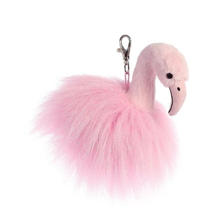 Flamingo Animal - Ava Flamingo Clip?5 Inch (Luxe Boutique) - Stuffed Animal by Aurora Plush