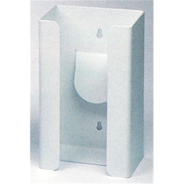 RackEm Racks Distributeur de Gants en Plastique Vertical 1-Boîte - Plastique Résistant Blanc