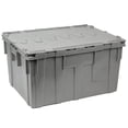 thumbnail image 2 of Bon Chef 28" x 21" x 15" Gray Reinforced Plastic Chafer Box with Locking Lid, 6-Pack - Durable & Secure Storage Solution, 2 of 3