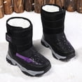 thumbnail image 4 of Zapatos Tobilleros Invierno para Niñas Con Forro Piel Impermeables Deporte Al Aire Libre, 4 of 9