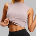 thumbnail image 2 of SNKSDGM Female Square Neck Tank Top Women Tank Tops for Women Sexy Casual Womens Sleeveless O Neck Racerback Cropped Tank Tops Trendy Cute Girls Neck Crop Tops Vest, 2 of 6