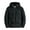 Black, variant on fartey Men's Plus Size Puffer Hooded Jackets Holiday Deals Baggy Fit Full Zip Drawstring Thicken Cotton Coat Thermal Cozy Zipper Pockets Winter Ski Parka Jacket, M-4XL