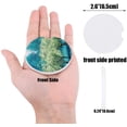 thumbnail image 2 of FMSHPON Oil Painting Style Blue and Green Trees Set of 2 Car Coaster for Drinks, Absorbent Ceramic Stone Coasters Cup Mat with Cork Base for Home Kitchen Room Coffee Table Bar Decor, 2 of 5