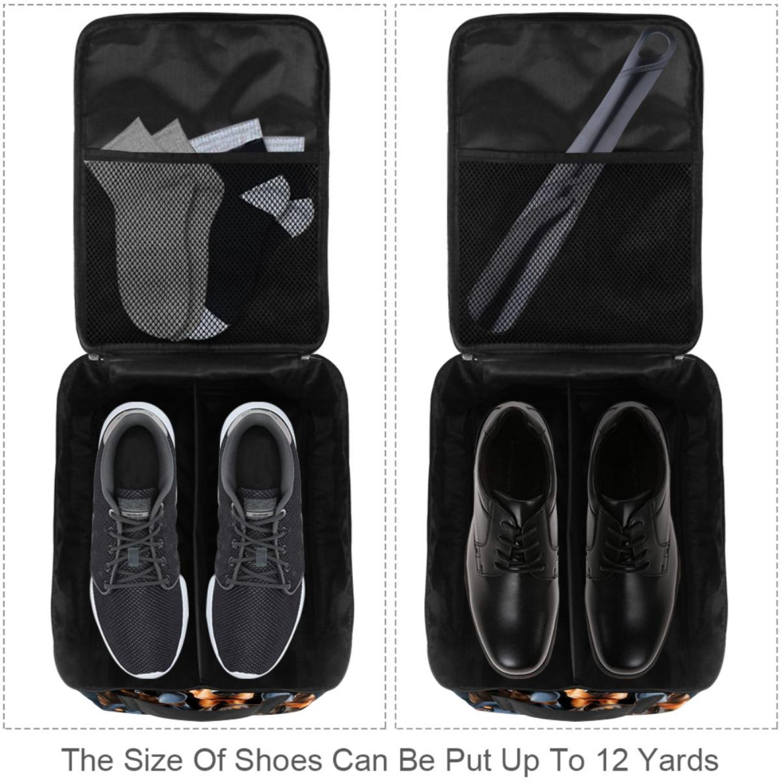 Dachshund Polyester Shoe Storage Containers, 23x31cm/9x12in Shoe Boxes for Organization and Protection of Footwear