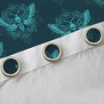 thumbnail image 4 of Feelyou Moth Skeleton Black Out Curtains, Retro Boho Curtains Pack of 2 (42x63 Each), 4 of 6