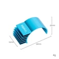thumbnail image 3 of Motor eléctrico sin escobillas cepillado 370 Motor Disipador de calor Disipador de calor Aletas de enfriamiento Motor RC Ventilador HSP HPI azul, 3 of 10