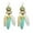 Mint Green, variant on Feather Earrings for Women Vintage Boho Earrings Black Feather Tassel Earrings Long Feather Earrings Western Bohemian Jewelry for Women