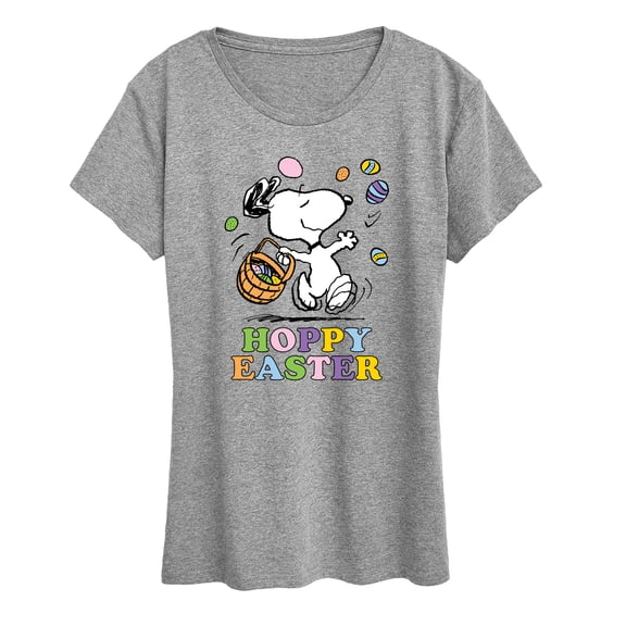 Peanuts - Hoppy Easter - Women's Short Sleeve Graphic T-Shirt
