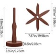 thumbnail image 3 of salvamanteles de madera | Salvamanteles de madera para platos calientes | Posavasos de madera para árboles | Juego de 4 posavasos de árbol | Salvamanteles para ollas y sartenes calientes | Juego de sa, 3 of 7