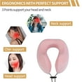 thumbnail image 3 of Travel Pillow, Memory Foam Neck Pillow and Head Support Soft Pillow, 3 of 5