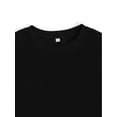 thumbnail image 3 of A must-have for dog lovers: Graphic Tee - 100% cotton, short sleeves, black crew neck, paw print detail, casual breathable fabric, machine washable - perfect for casual outfits, 3 of 6