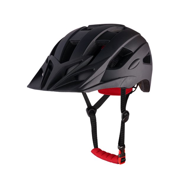 Yuarrent Casco de bicicleta de montaña para mujer: forro cómodo y cascos de ciclismo de tamaño ajustable Resistencia al impacto Textura Ropa Deportiva, Zapatos Negro mate