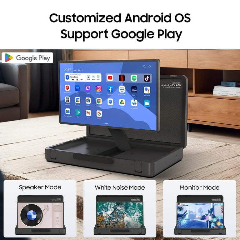 ApoloSign, Portable Smart Touchscreen TV, 27